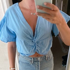 Nasty gal blue top